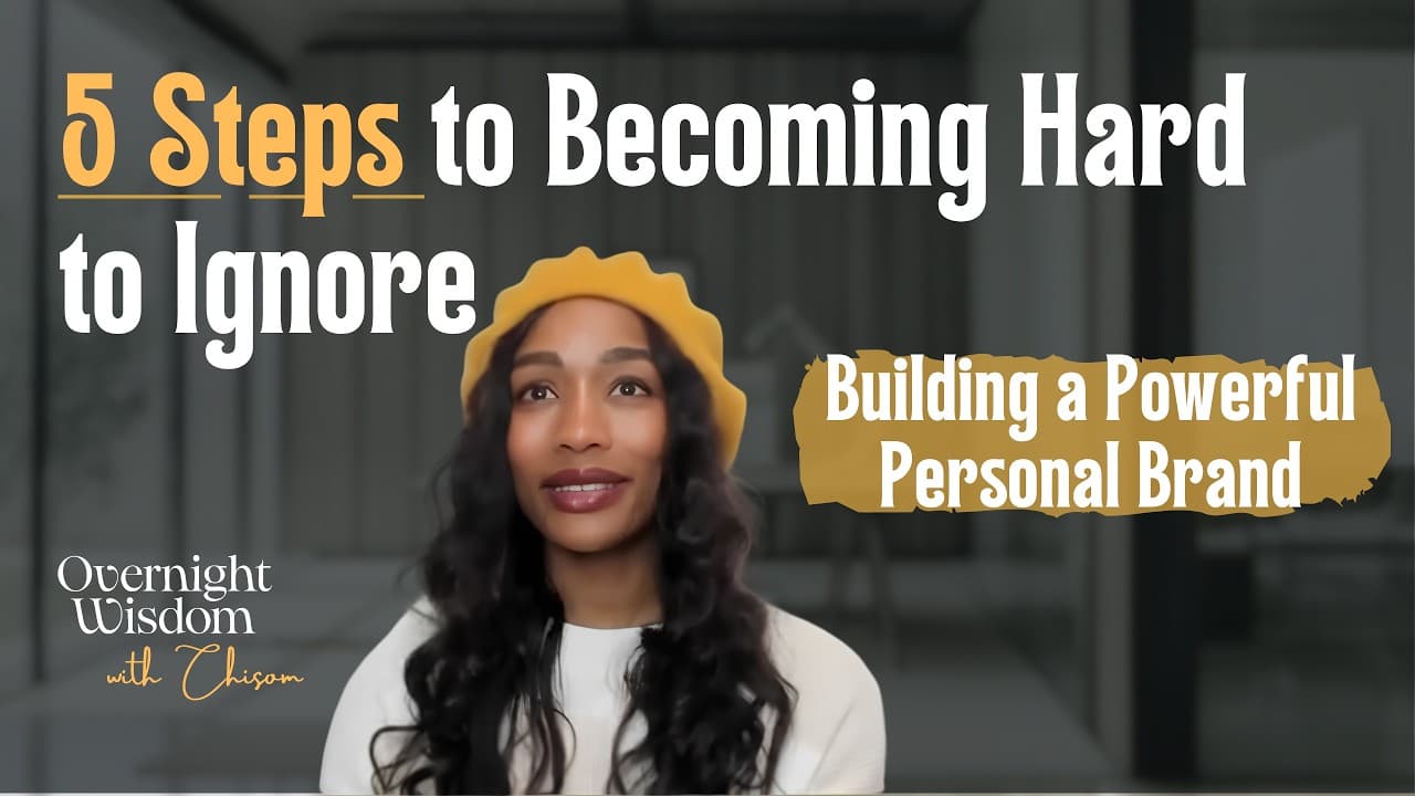 Cover art for episode 68: 5 Steps to Becoming Hard to Ignore